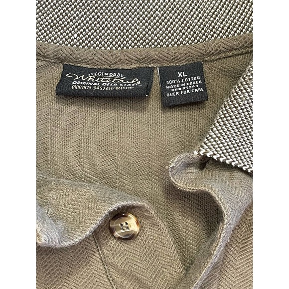 Legendary Whitetails Original Deer Gear Short Sleeved Polo in Olive. Size XL - Picture 4 of 6
